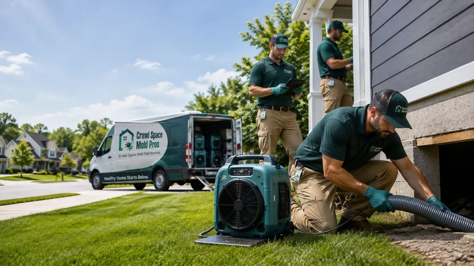 Crawl Space Mold Removal in Beverly, NJ